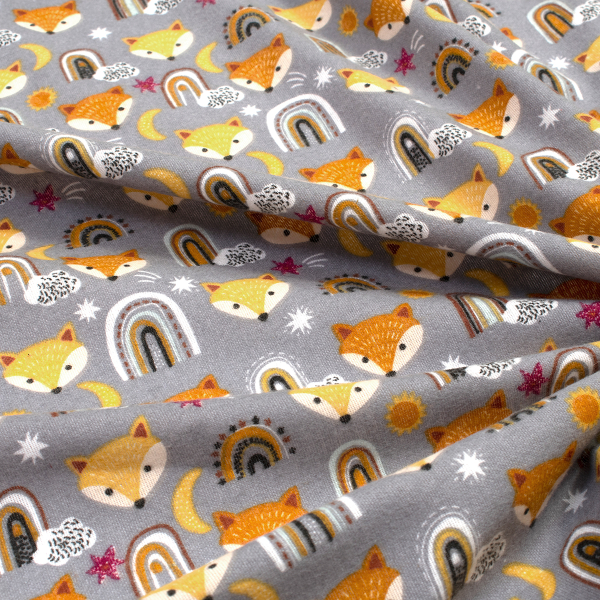 Φανελένιο Σεντόνι Λίκνου (80x110) Dimcol Fox 53