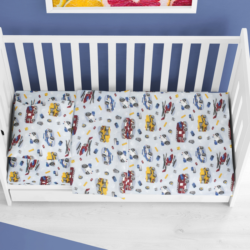 Φανελένιο Σεντόνι Λίκνου (80x110) Dimcol Toys 46