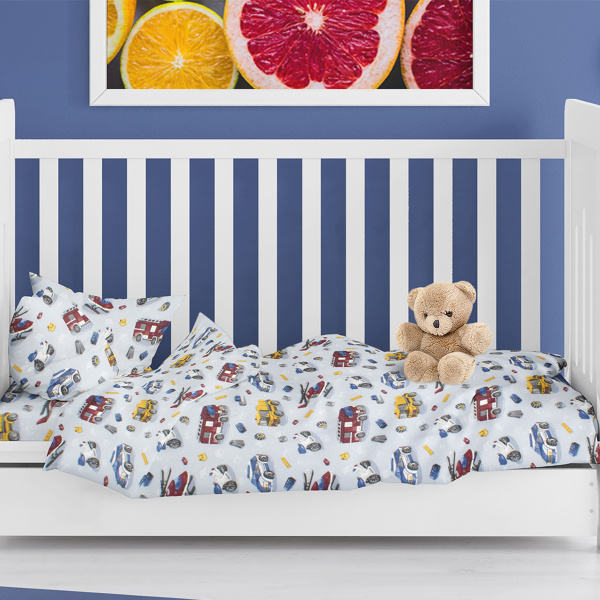 Φανελένιο Σεντόνι Λίκνου (80x110) Dimcol Toys 46