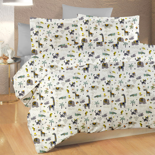 Πάπλωμα Μονό (160x240) Dimcol Zoo 557