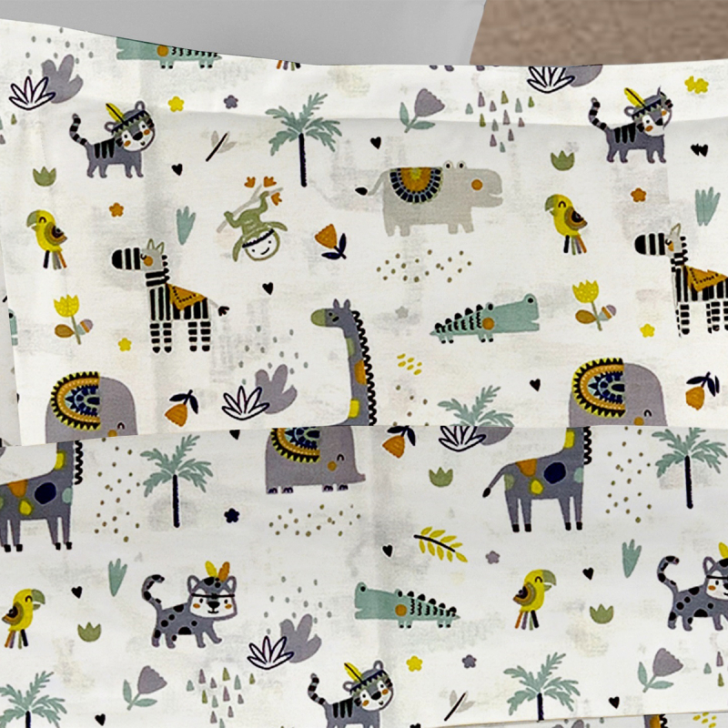 Μαξιλαροθήκη (50x70) Dimcol Zoo 557