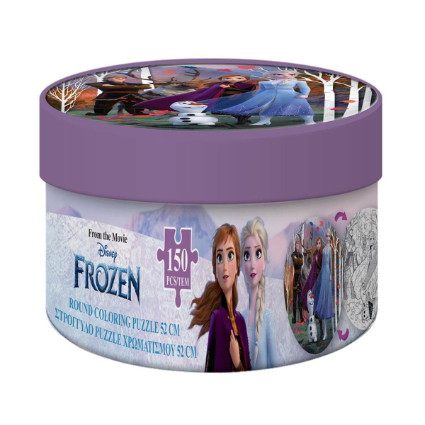 Παζλ Χρωματισμού Με 150 Κομμάτια 2 Όψεων Luna Toys Frozen 2