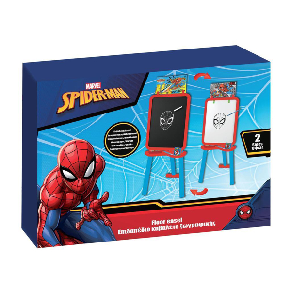 Πίνακας Επιδαπέδιος Μαρκαδόρου & Κιμωλίας Luna Toys Spiderman