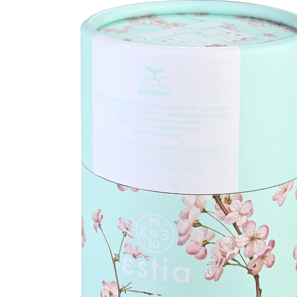 Ποτήρι Θερμός 350ml Estia Save The Aegean Travel Mug Blossom Green 01-20446