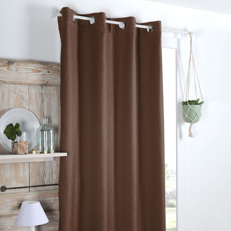 Κουρτίνα Παραθύρου (140x180) Με Τρουκς S-F Copenhague Soil R48937010