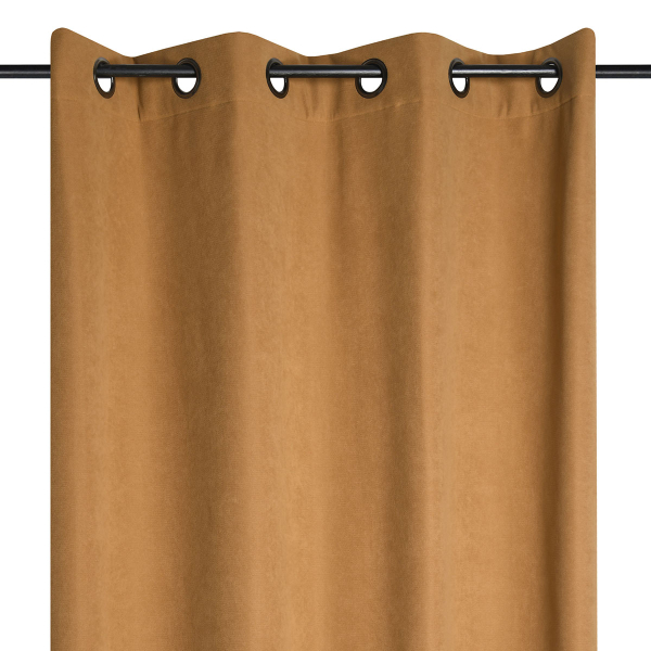 Θερμομονωτική Κουρτίνα Συσκότισης (140x260) Με Τρουκς S-F Harvard Polaire Mustard R6C817004