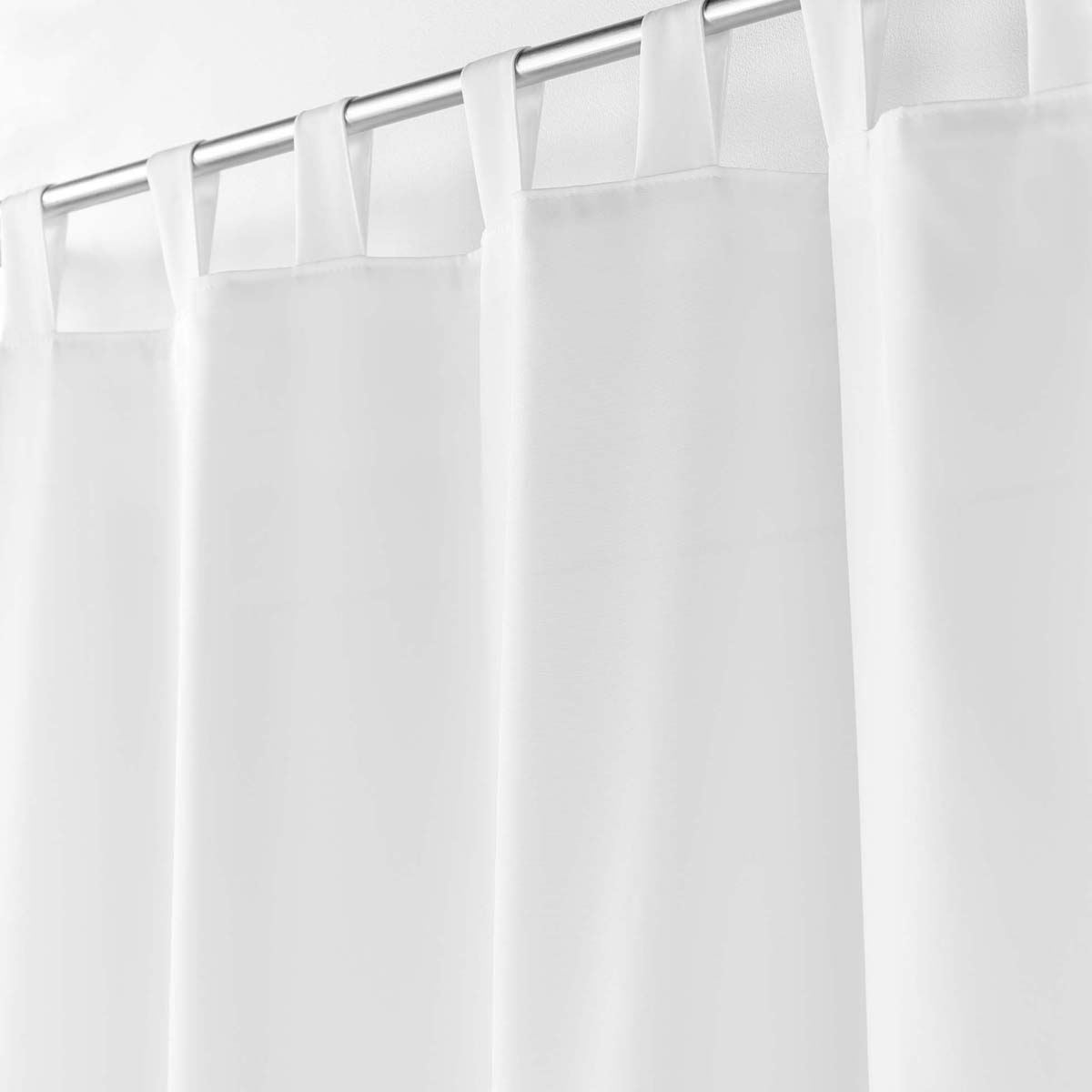 Κουρτίνα (140X260) με Τιράντες L-C Essentiel White 1600515 Home Κουρτίνες Σαλονιού Spitishop
