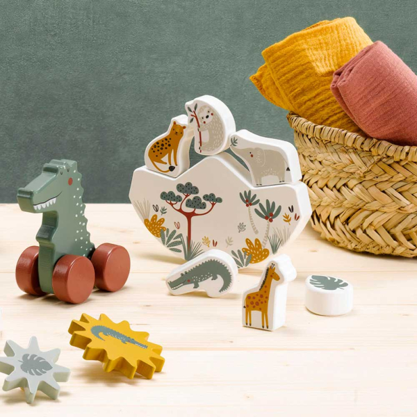 Ξύλινο Παιχνίδι Ισορροπίας L-C Sweet Savane 6EVJ256