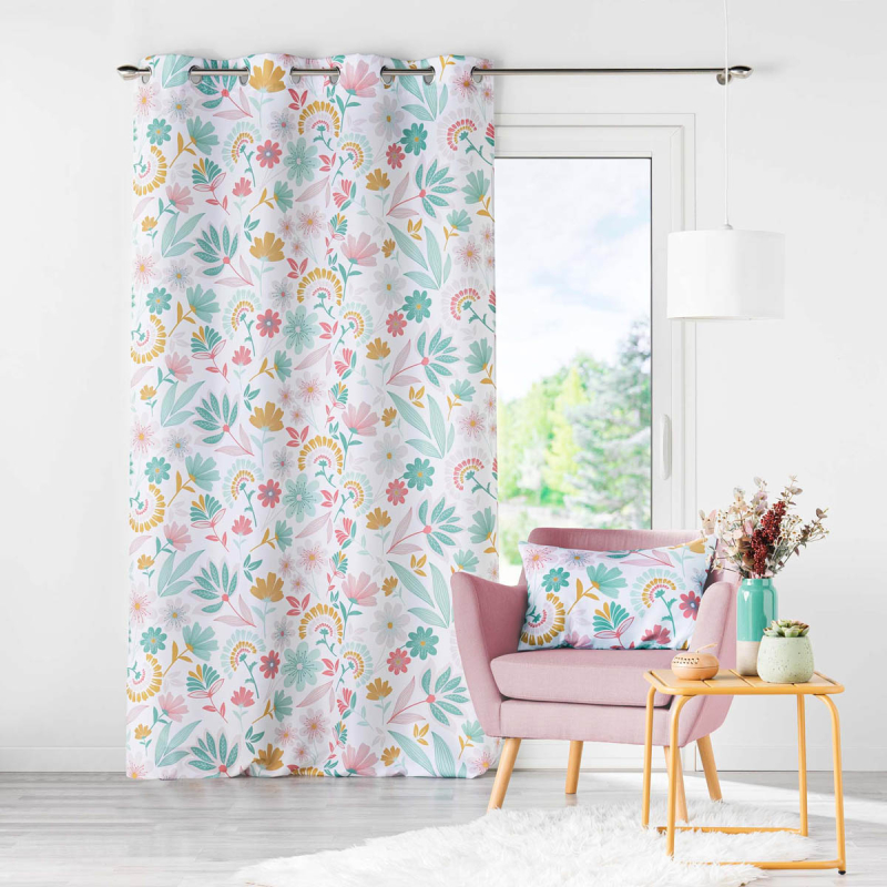 Κουρτίνα (140x260) Με Τρουκς L-C Indiana 1611854