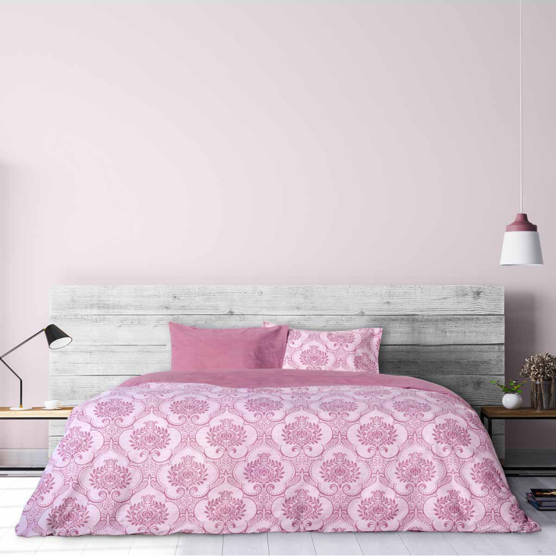 Κουβερλί Υπέρδιπλο (220x245) 2 Όψεων Kocoon Victoria Pink