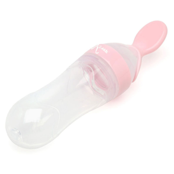 Κουτάλι Ρυθμιζόμενης Ροής Για Πολτοποιημένη Τροφή Kiokids Ροζ 3579