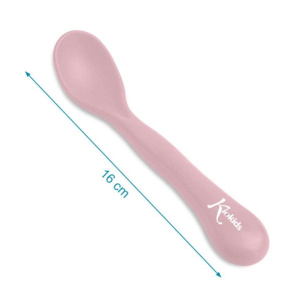 Κουτάλι Φαγητού Kiokids Ροζ 3585