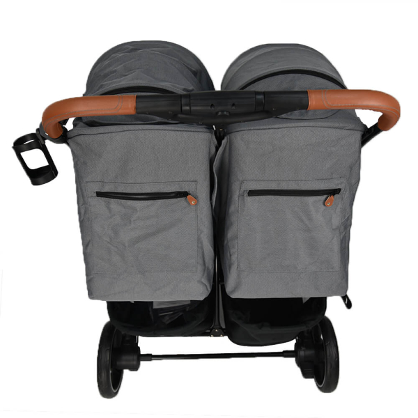 Καρότσι Για Δίδυμα (0+ Μηνών/Έως 22kg) Bebe Stars Double Trouble Grey 7901-186
