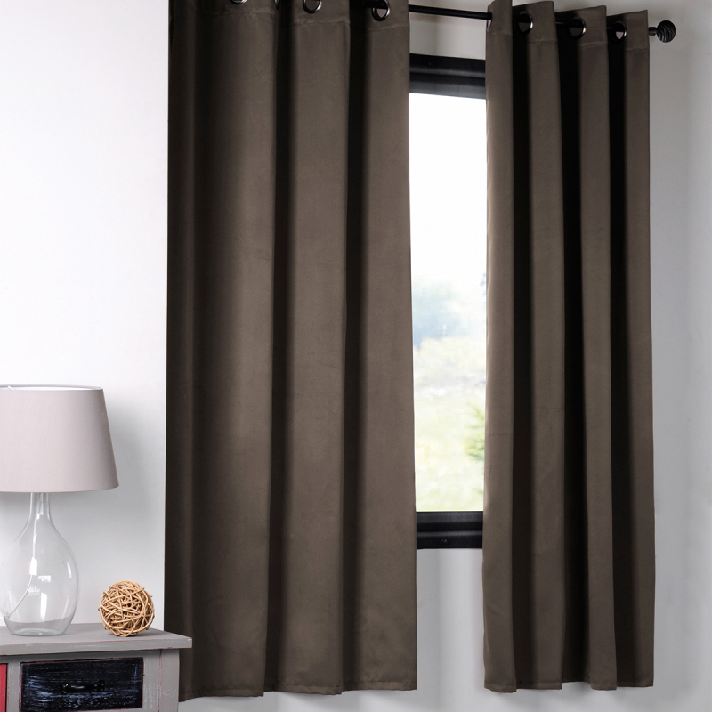 Κουρτίνα Παραθύρου (135x180) Με Τρουκς S-F Notte Taupe R41840004