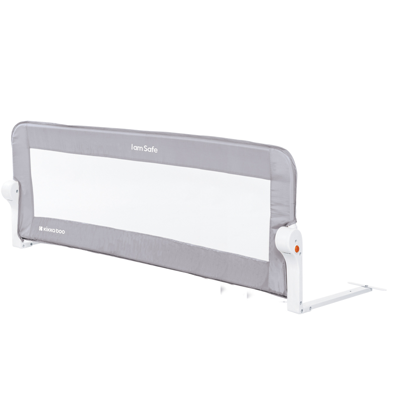 Προστατευτικό Κάγκελο Κρεβατιού (120x35.8x42) Kikka Boo I Am Safe Grey