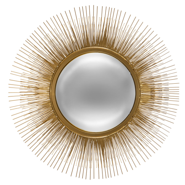 Διακοσμητικός Καθρέφτης Τοίχου (Φ58) A-S Sun Gold 173834
