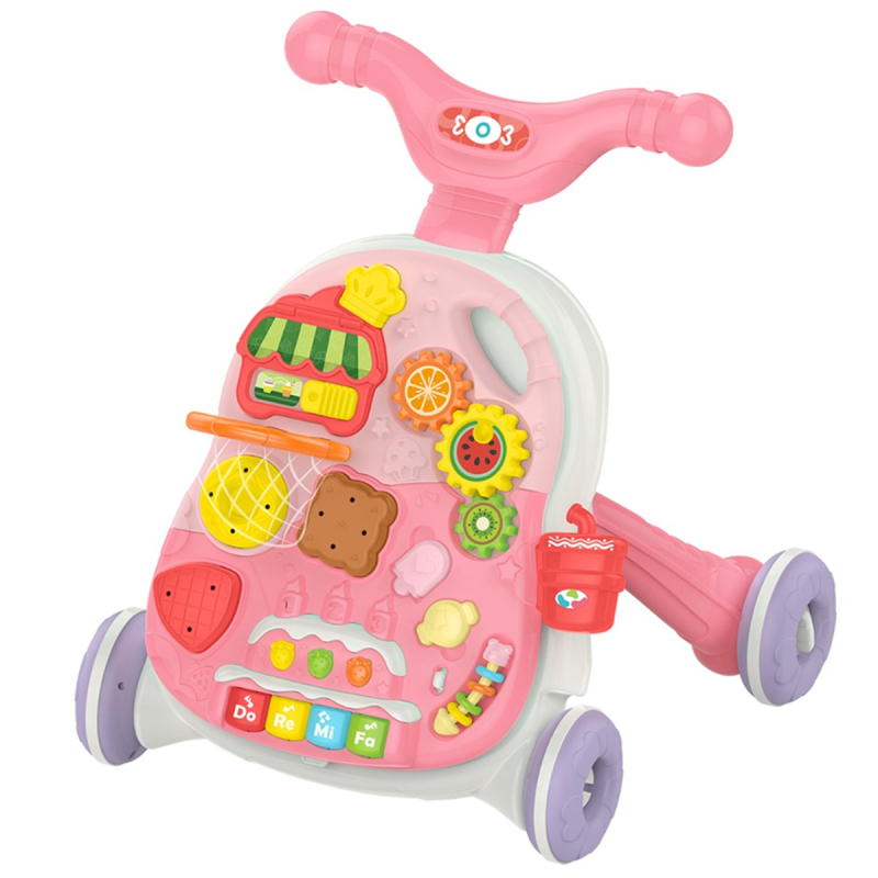 Περπατούρα - Τραπέζι Δραστηριοτήτων (12+Μηνών) Kikka Boo Candy Party Pink