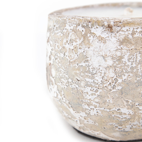 Κερί (Φ15x14) Soulworks Mingi White Large 0630063