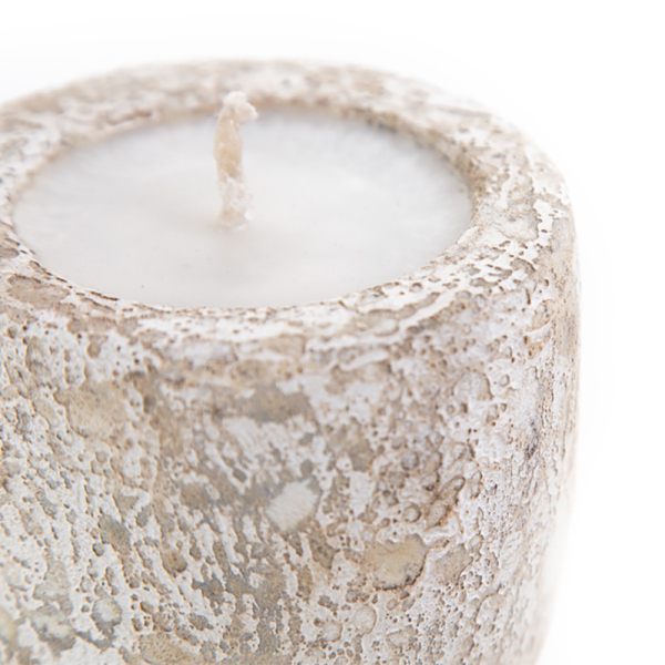 Κερί (Φ11x10) Soulworks Mingi White Small 0630065