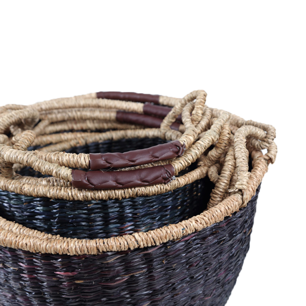 Καλάθια Αποθήκευσης (Σετ 5τμχ) Soulworks Black 0680001