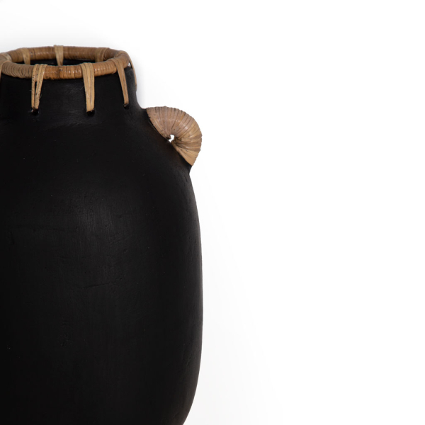 Διακοσμητικό Βάζο (Φ21x35) Soulworks Usiris Black 0750014