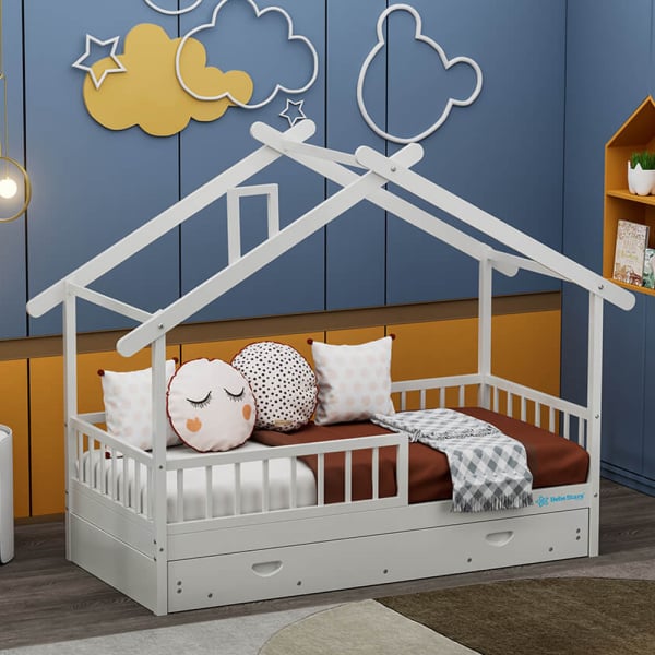 Παιδικό Κρεβάτι Montessori (90x200) Bebe Stars Moonlight 436-02