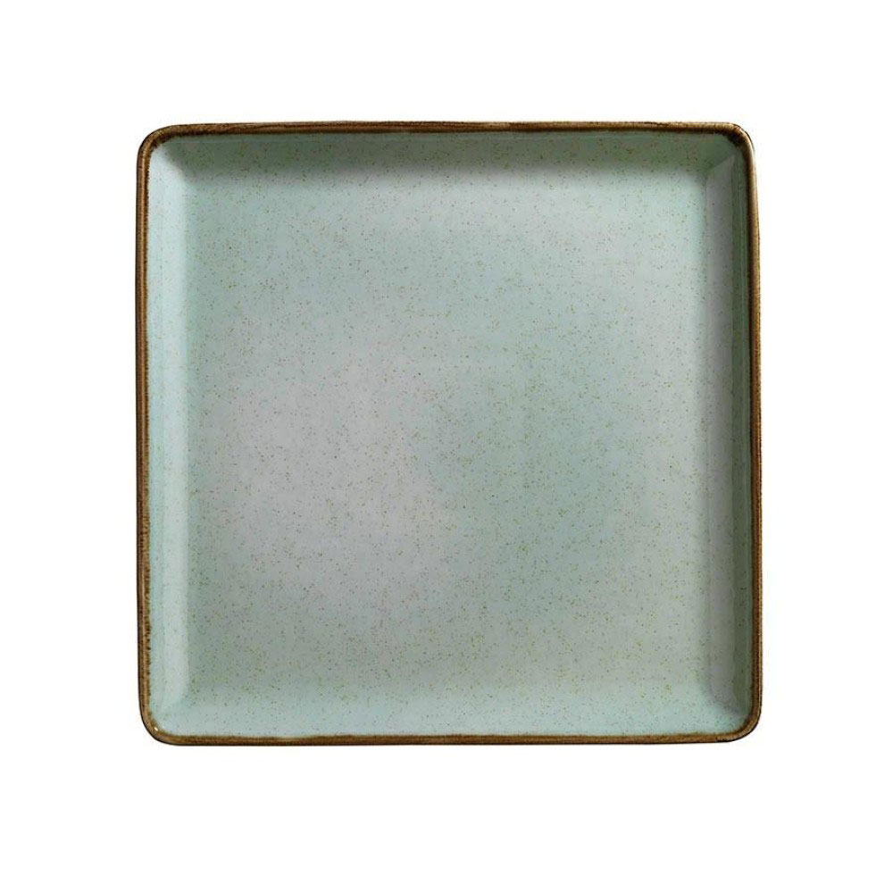 Πιάτο Φαγητού Ρηχό (25.5×25.5) Kutahya Porselen Green Tan-P03