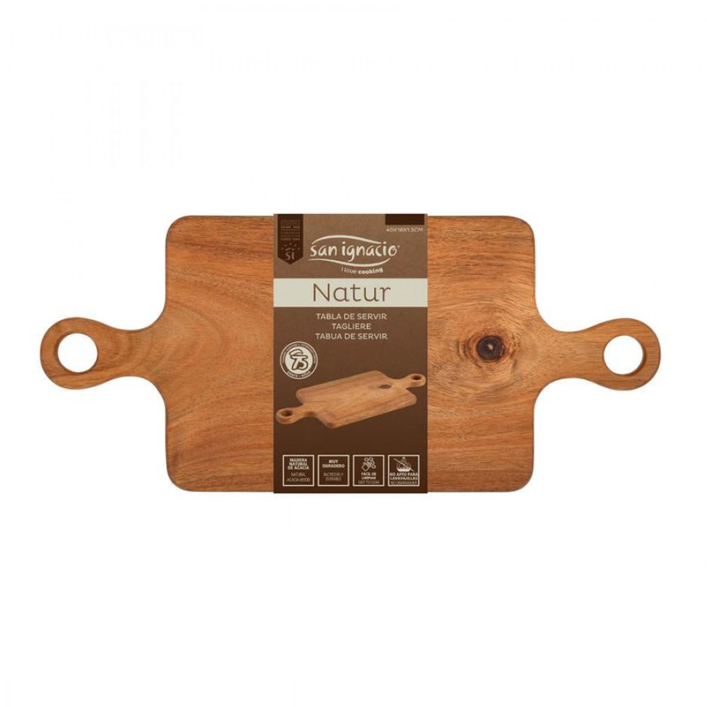 Πλατώ Σερβιρίσματος (40X18) Bergner Natur Sg-4485 Home Είδη Spitishop