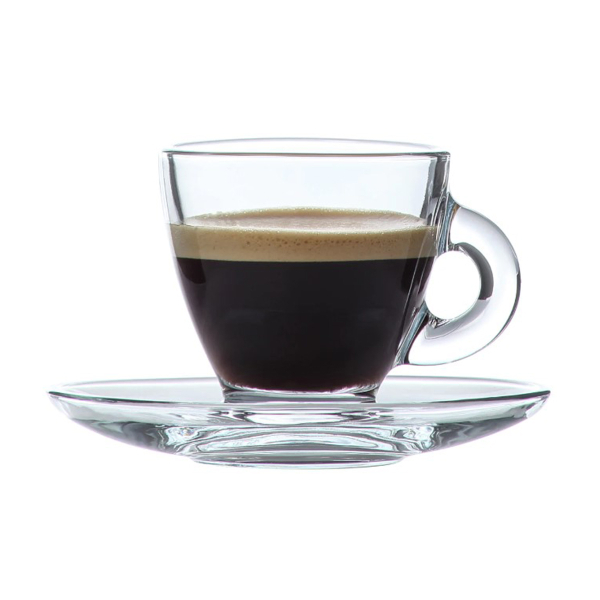 Φλυτζάνια Καφέ 225ml + Πιατάκια (Σετ 6τμχ) Lav Roma