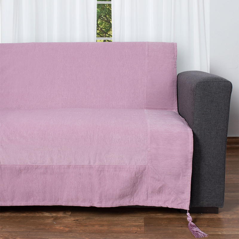 Ριχτάρι Καναπέ Τριθέσιου (180x320) Silk Fashion 281 Lila