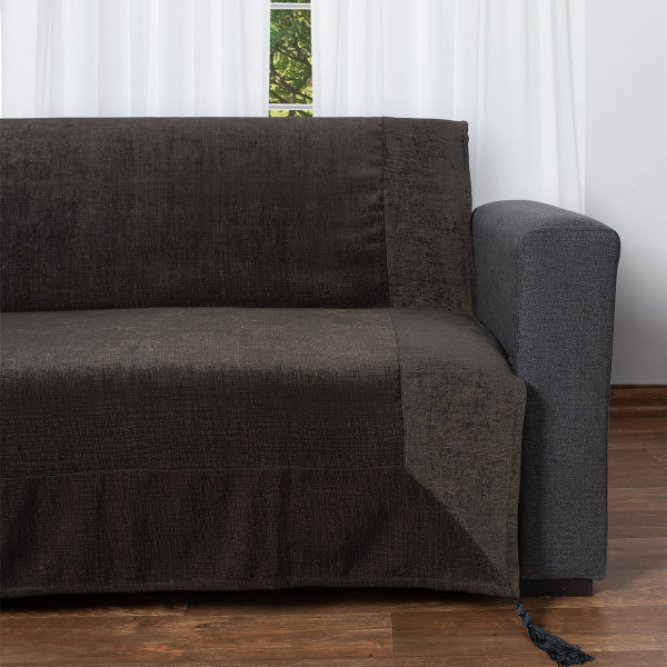 Ριχτάρι Καναπέ Τριθέσιου (180x320) Silk Fashion 1307 Λαδί