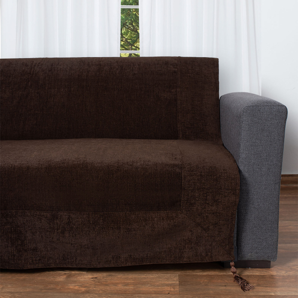 Ριχτάρι Καναπέ Τριθέσιου (180x320) Silk Fashion 1307 Brown