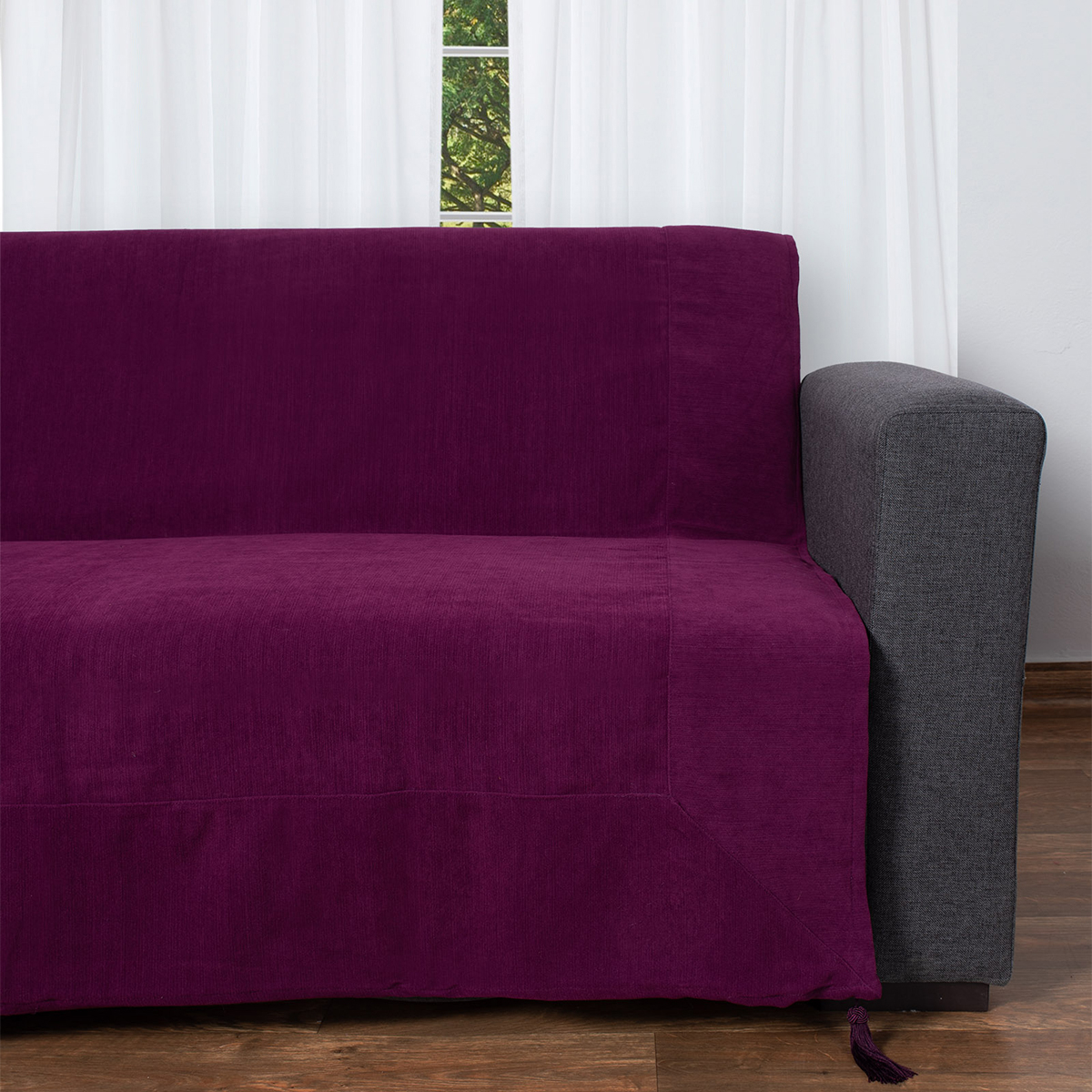 Ριχτάρι Διθέσιου Καναπέ (180×250) Silk Fashion 1307 Violeti