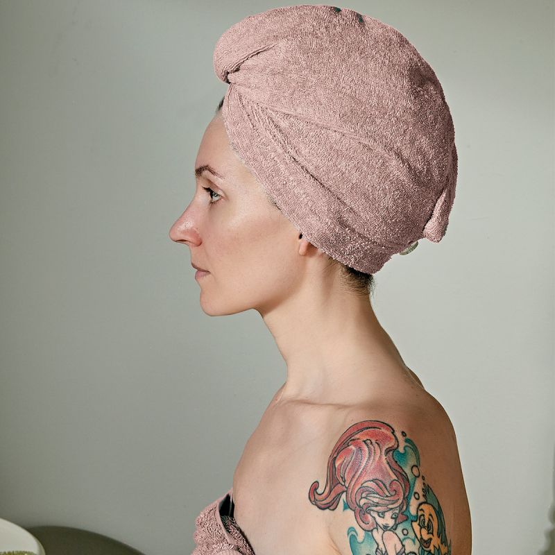 Πετσέτα Μαλλιών - Τουρμπάνι (24x64) Kentia Versus Turban 14 Beige