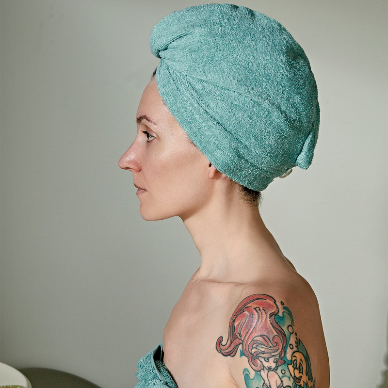 Πετσέτα Μαλλιών - Τουρμπάνι (24x64) Kentia Versus Turban 19 Ciel