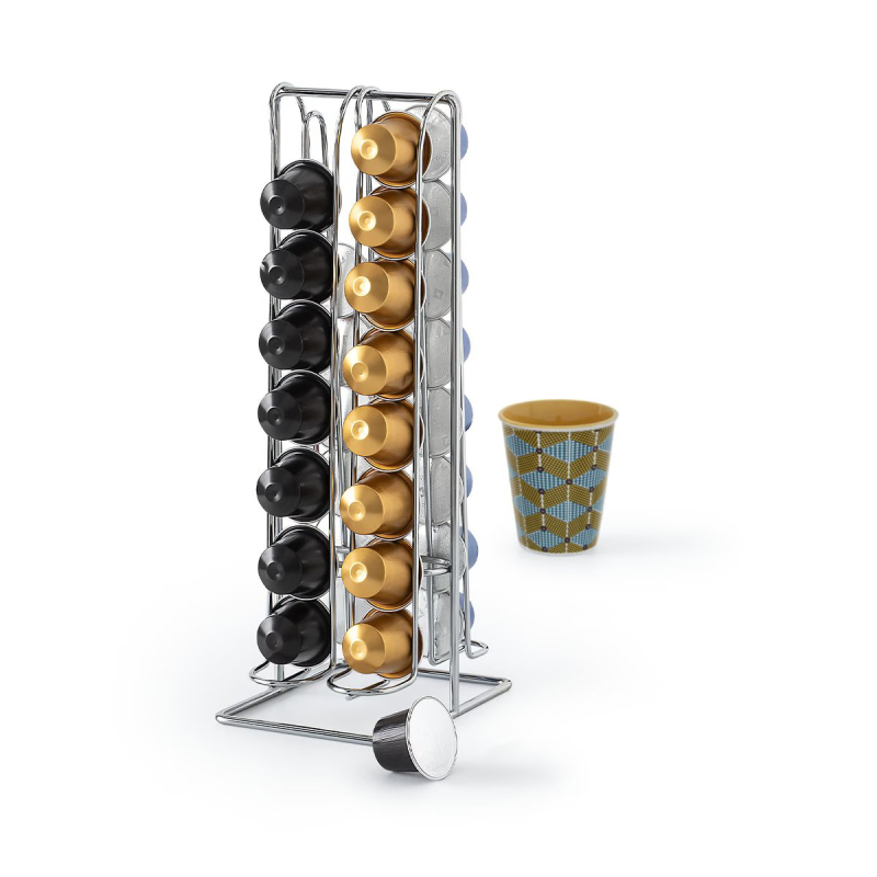 Βάση Για Κάψουλες Καφέ F-V Caps Silver 115238