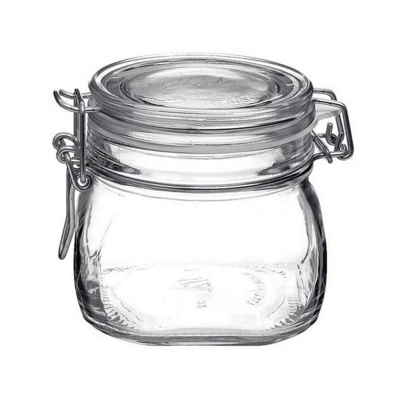 Δοχείο Αποθήκευσης 500ml Με Αεροστεγές Κλείσιμο Bormioli Rocco Fido