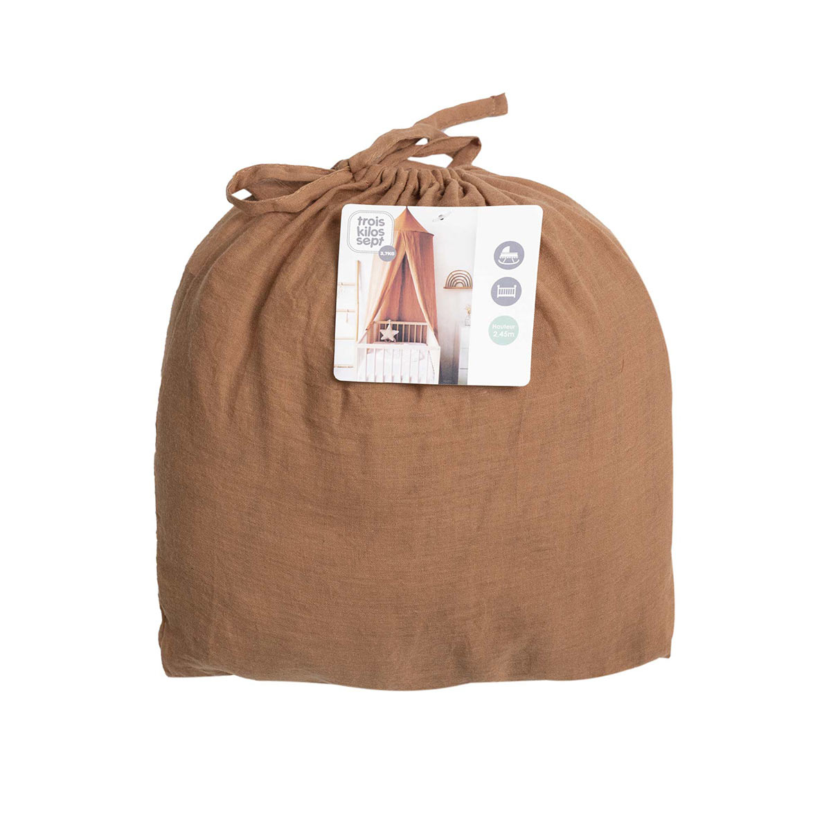 Θόλος Κούνιας Κρεβατιού (Φ60X260) Trois Kilos Sept Camel 55-8075089 Home Παιδικά Διακόσμηση Παιδικού Δωματίου Spitishop