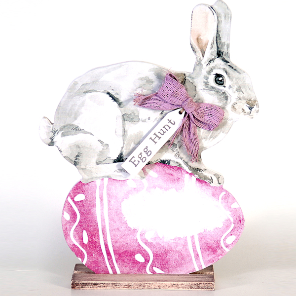 Πασχαλινή Διακοσμητική Φιγούρα Λαγός Με Αυγό 30.2εκ. Vetur 9726449