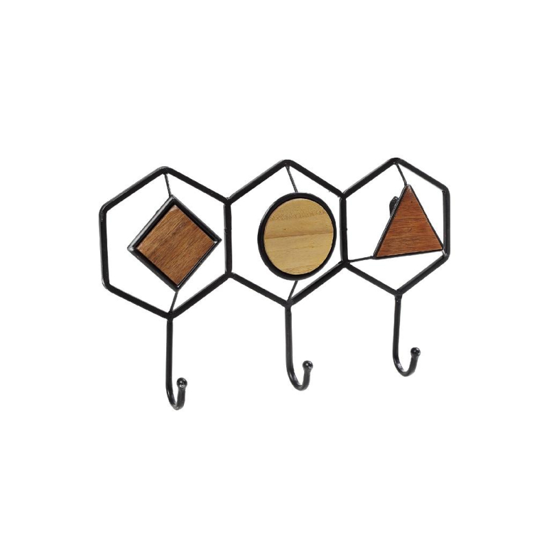 Κρεμάστρα Τοίχου 3 Θέσεων (36x4.5x21.5) Espiel ICY311K2