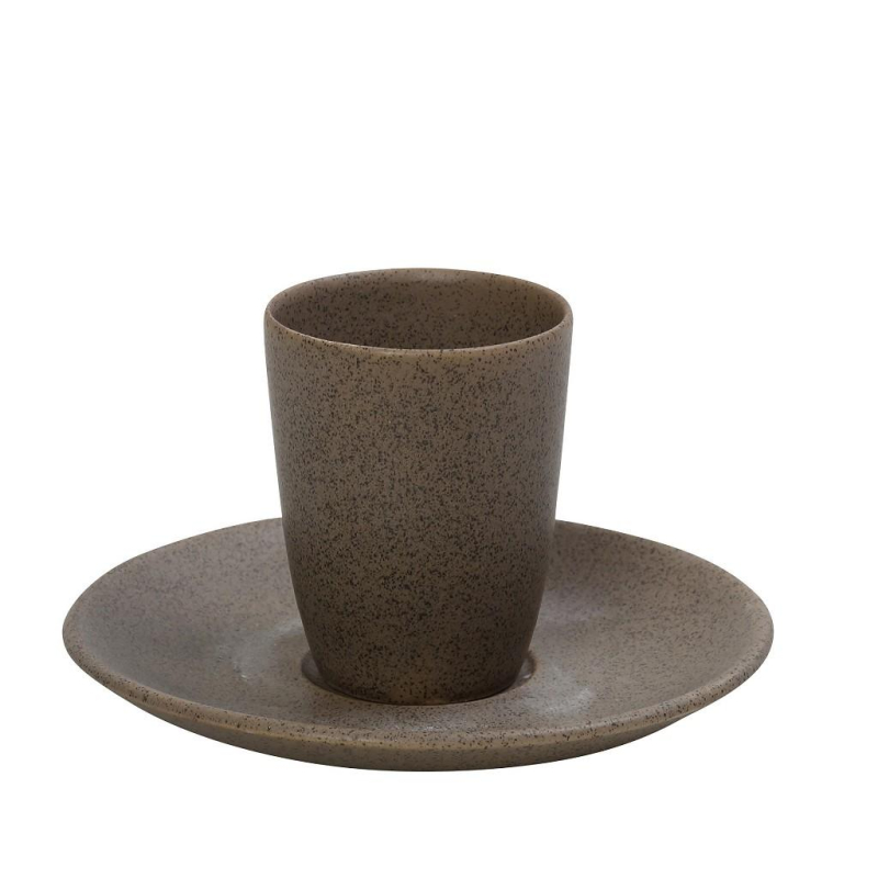 Φλυτζάνι Espresso 80ml + Πιατάκι Espiel Morgan OW2074K6