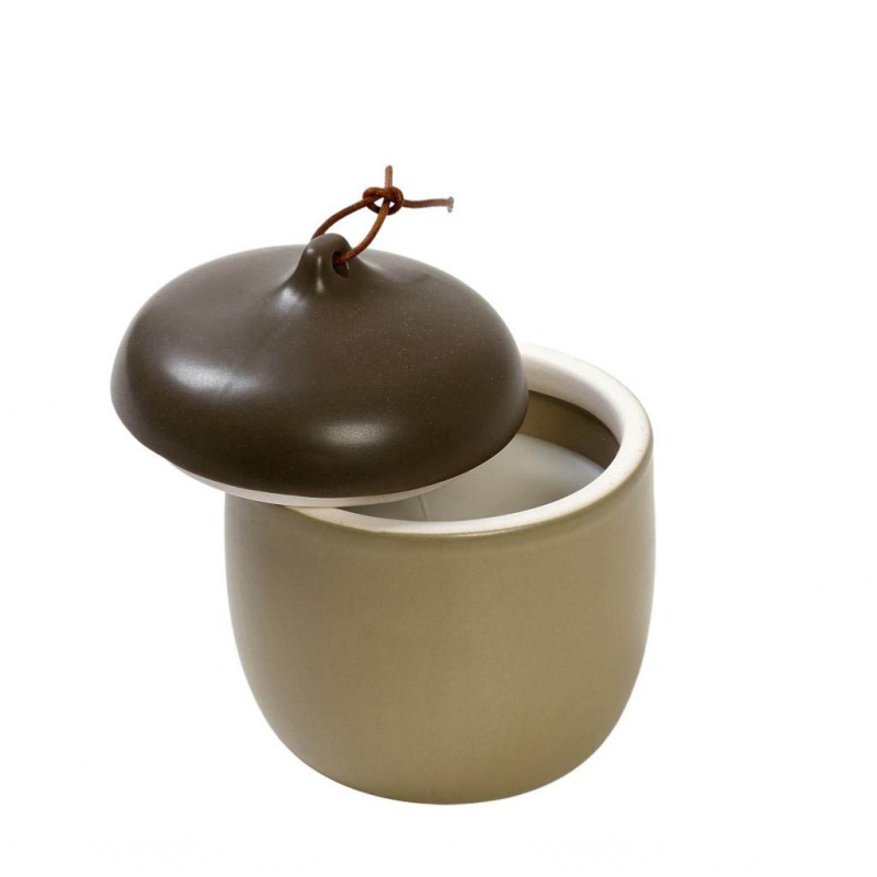 Κερί Αρωματικό (Φ10.2x12) Espiel Amber & Tonka FRS110