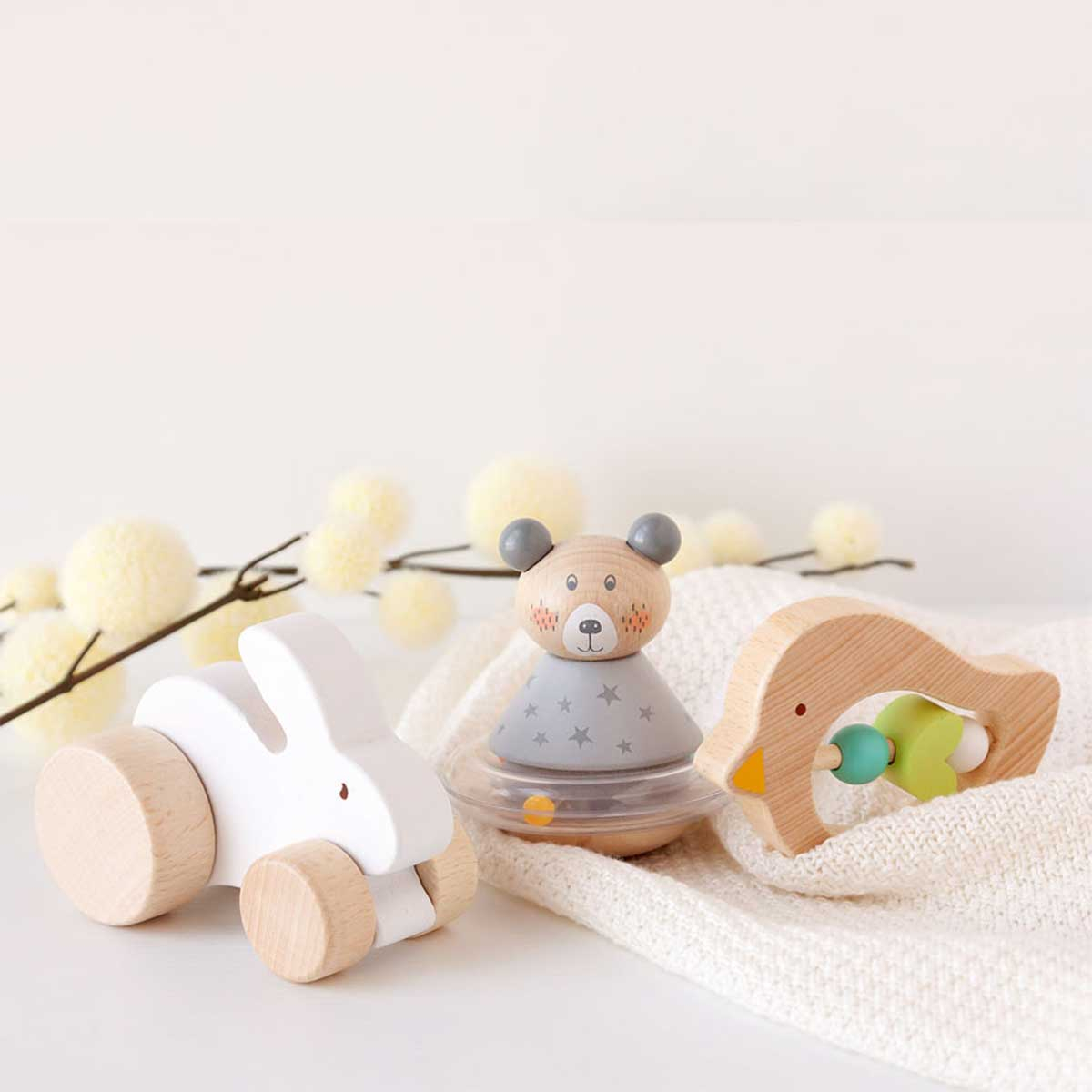 Ξύλινα Παιχνίδια (Σετ 3τμχ) Kiokids My First Toys 3927 274767