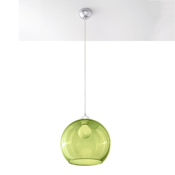 Φωτιστικό Οροφής Μονόφωτο Sollux Ball Green SL.0254