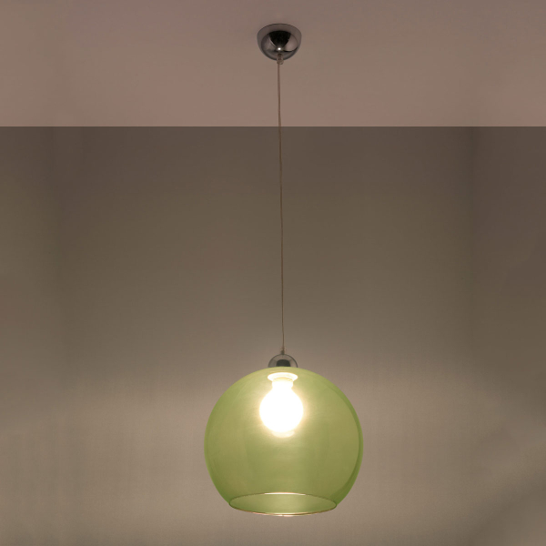 Φωτιστικό Οροφής Μονόφωτο Sollux Ball Green SL.0254