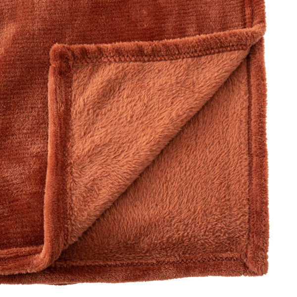 Κουβέρτα Καναπέ Fleece (125x150) A-S Flannel Terracotta 156183I