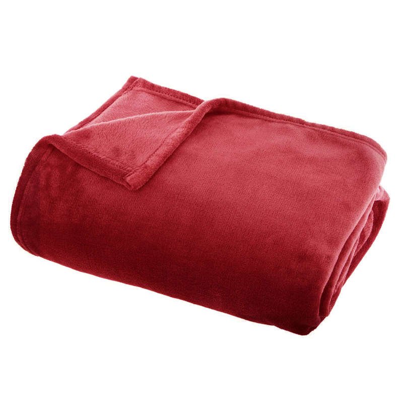 Κουβέρτα Καναπέ Fleece (130x180) A-S Flannel Red 156047G
