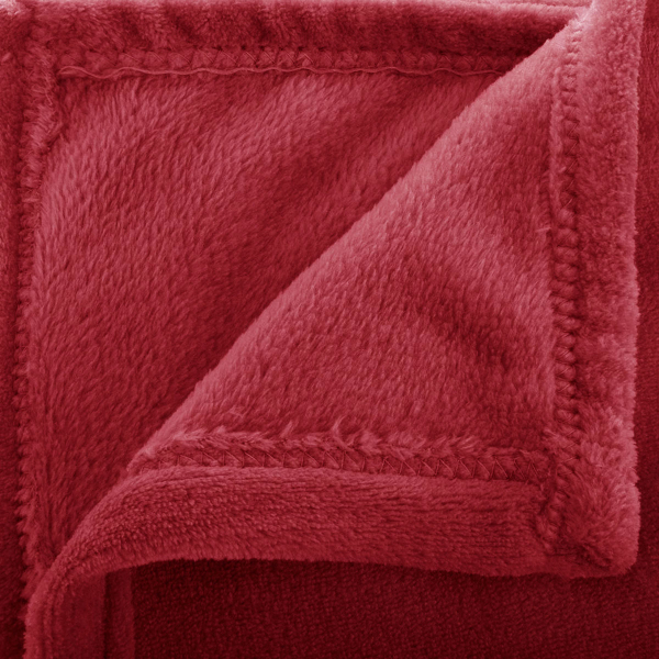 Κουβέρτα Καναπέ Fleece (130x180) A-S Flannel Red 156047G