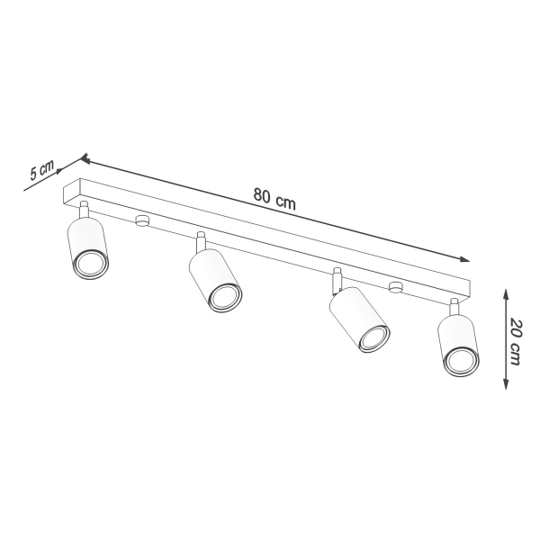 Σποτ Πολύφωτο Sollux Berg SL.1042