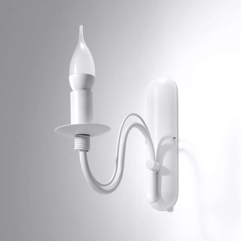 Απλίκα Τοίχου Sollux Minerwa White SL.0216